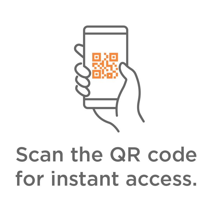 Scan the QR code for instant access