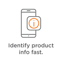 Identify product information quickly