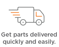 Get parts delivered quickly and easily